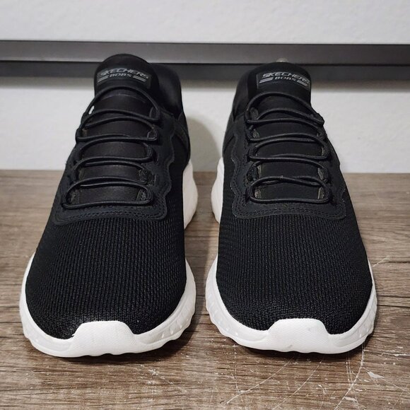 Skechers Slip-Ins Bobs Sport Squad Chaos Women's Hands Free Shoes Size 9.5 Black - Picture 2 of 9